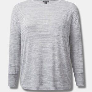 Torrid drop shoulder sweatshirt